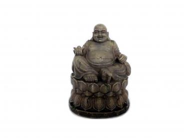 Deko Buddha aus Polyrin ca. 9,5 x 9,5 x 12,5cm