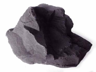 Felshöhle XL Sandstein anthrazit aus Mineralguss 40 x 30 x 16 cm