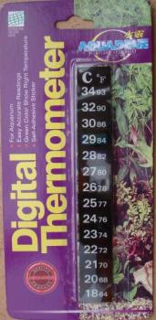 Digitales Thermometer, selbstklebend