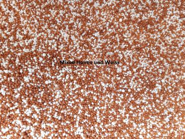 Bodengrund Axogravel Mixed Honey und Weiss gerundet 0,3 - 3mm, 5 Kg