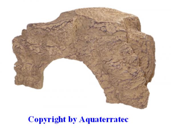 Felsenhöhle / Axolotlhöhle sand XL 23x21x11 cm