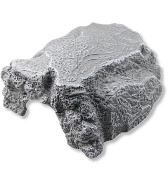 Felsenhöhle / Axolotlhöhle grau XL 23x21x11 cm