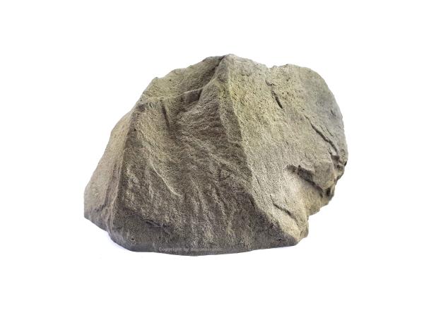 Felshöhle Sandstein grau aus Mineralguss ca. 22 x 15 x 12 cm