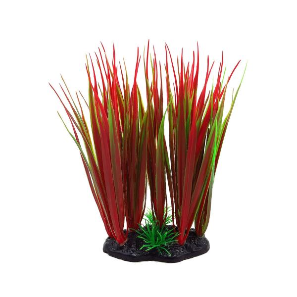 Kunstpflanze Rot-Grün ca. 13cm