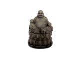 Deko Buddha aus Polyrin ca. 9,5 x 9,5 x 12,5cm
